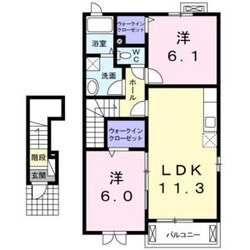 フェリーチェ瀬古東の物件間取画像